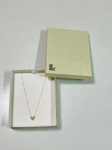 다이아몬드 핑크 골드 목걸이 KANDA 보증서 있음 0.008 캐럿