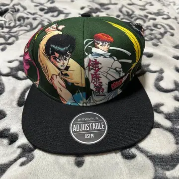 유유백서 올오버 프린트 스냅백 햇