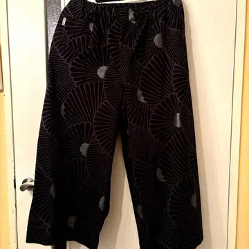 sou sou 소우소우 부채 패턴 넓은형 몸빼