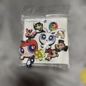 K 샌들 액세서리 9개 세트 샌들 및 가방용