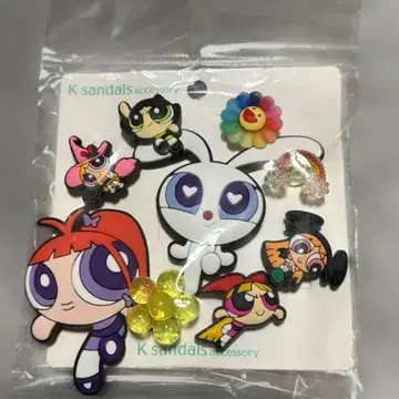 K 샌들 액세서리 9개 세트 샌들 및 가방용