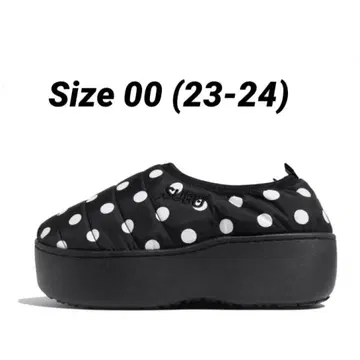 SUBU VAMP 플랫폼 샌들 00 사이즈 도트 무늬 통굽