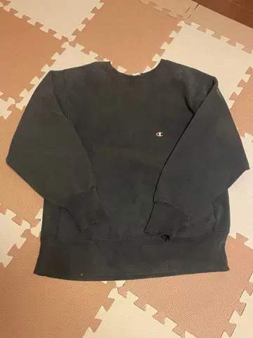 90s Champion REVERSE WEAVE BLACK 백프린트