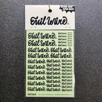 미니 사륜구동 Evilwire 이블와이어 스티커 2장 세트