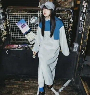 niko and MODE NORM CORE 플리스 지퍼 맥시 원피스