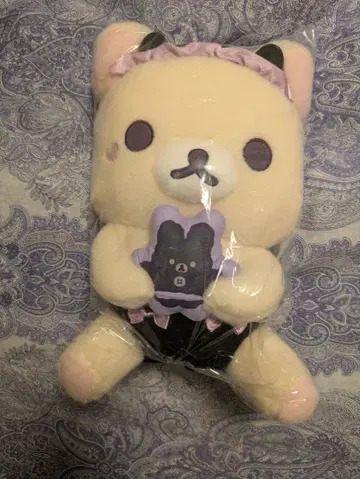 크림색 곰 봉제 인형