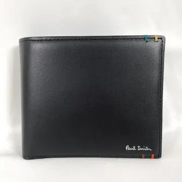 미사용 폴스미스 접이식 지갑 가죽 스트라이프