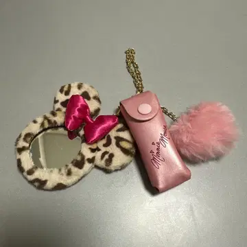 디즈니 레오파드 무늬 립 케이스