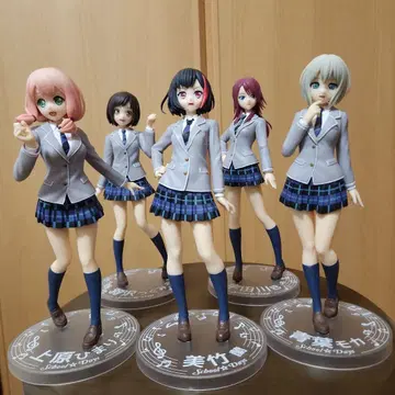 뱅드림 Afterglow School Days 피규어 5체 세트