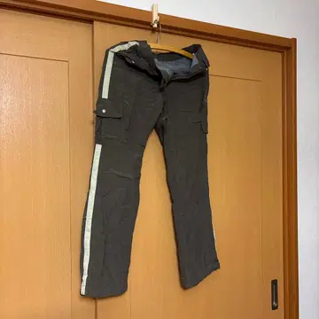 나일론 다크 브라운 워크 팬츠 M