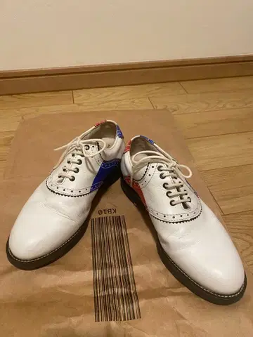 화이트 가죽 골프화 여성용