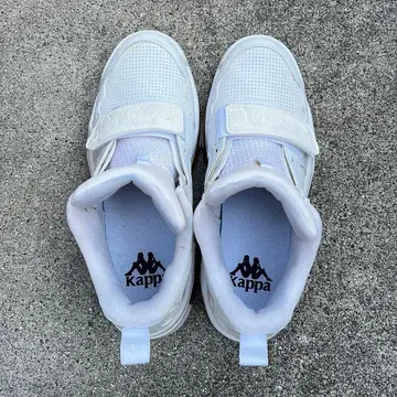 Kappa 화이트 스니커즈 벨크로