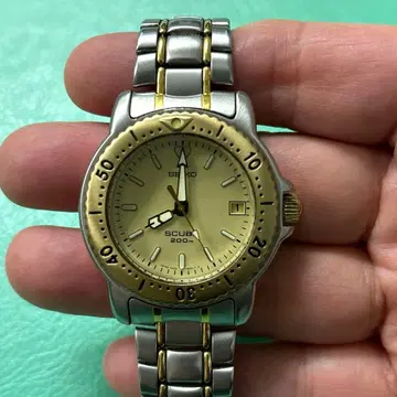 90s 세이코 스쿠버 200m 실버/골드