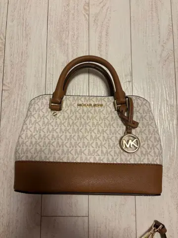 Michael Kors 핸드백 화이트/브라운