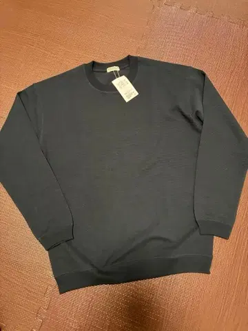 BEAUTY & YOUTH 다크 블루 L 사이즈 긴팔 티셔츠