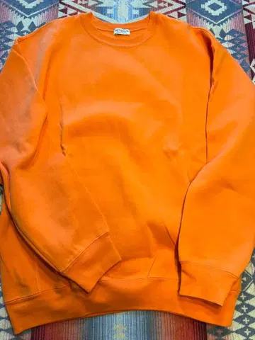 BEAUTY&YOUTH 오렌지 맨투맨 L