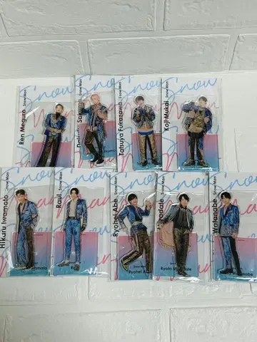 SnowMan fest 아크릴 스탠드 전원 세트