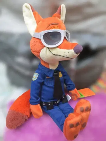 디즈니 스토어 한정판 주토피아 5주년 기념 봉제 인형 닉 와일드