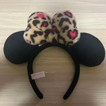 디즈니 레오파드 무늬 머리띠
