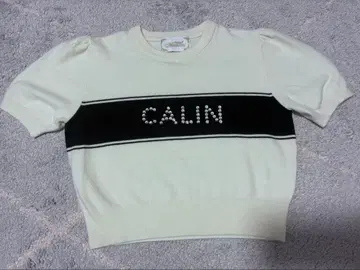 Michelle macaron 반팔 니트 [ 프리 사이즈 ]