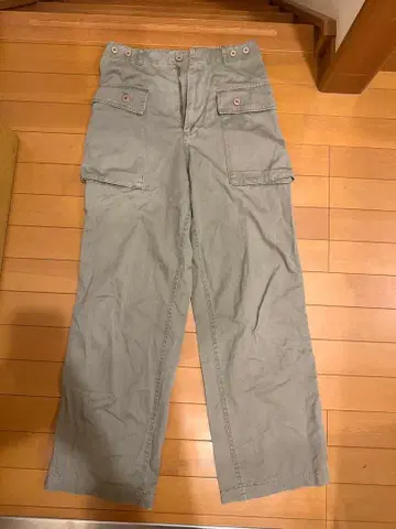 VANS 그레이 카고 팬츠 사이드 포켓 포함