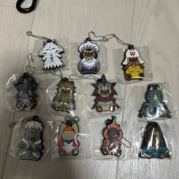 몬스터 헌터 와일즈 통통 러버 키링 11종류