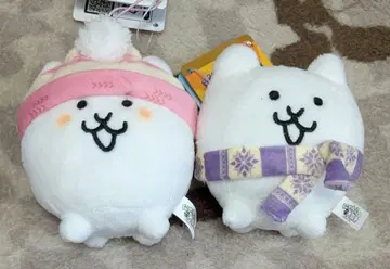 냥코 대전쟁 윈터 스타일 마스코트 봉제 인형 남코 한정판