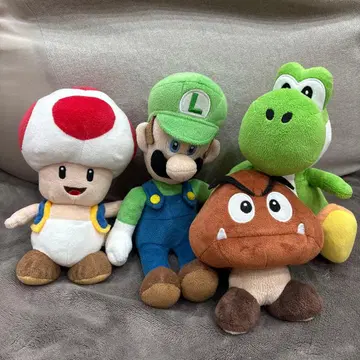 마리오 시리즈 봉제 인형 4개 세트