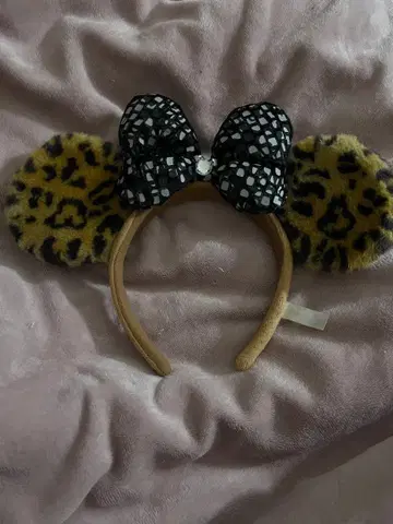 레오파드 무늬 머리띠 디즈니