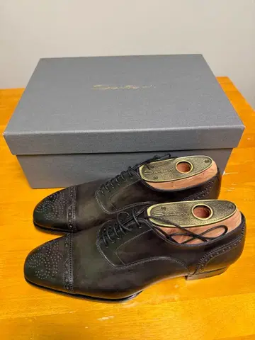 [새상품] Santoni limited edition 다크 브라운