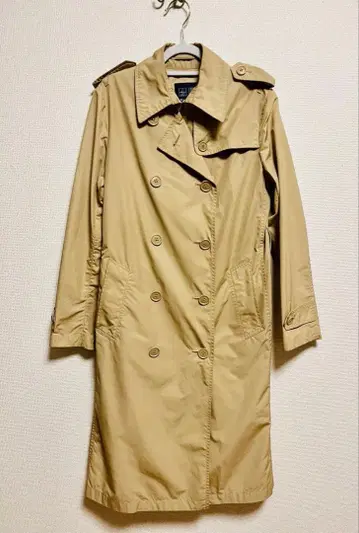 발수 방수 기능 트렌치&레인코트 베이지