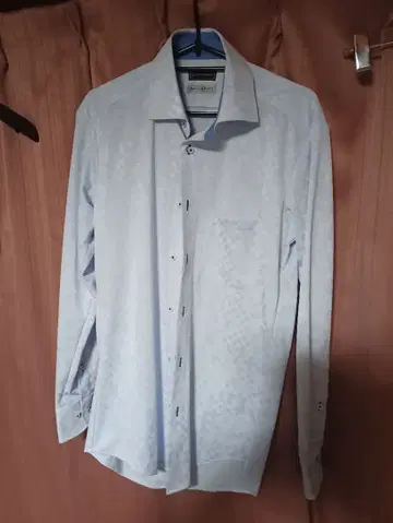 퍼펙트 슈트 팩토리 i-shirt 얇은 블루 체크 텍스처