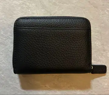블랙 가죽 코인 지갑
