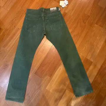 REPLAY 올리브 그린 코듀로이 33