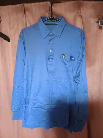 Lyle & Scott 라이루 스캇 파랑 피케 셔츠 긴팔 L 사이즈