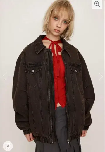 SLY 프론트 집 데님 블루종