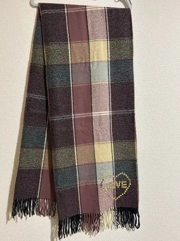 머플러 체크 무늬