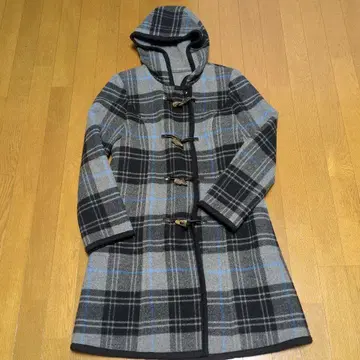 요크랜드 타탄 체크 더플 코트 11AR