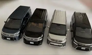 도요타 벨파이어 샘플 미니카 4개 세트