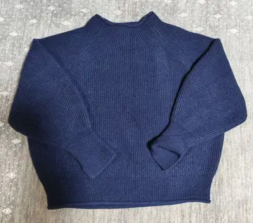 SHIPS 네이비 리브 긴팔 스웨터