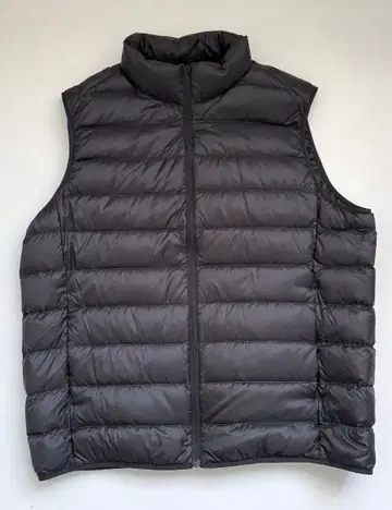 UNIQLO 울트라 라이트 다운 베스트 XL 블랙