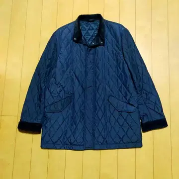 무인양품 퀼팅 지퍼 자켓 네이비 남성용 XL