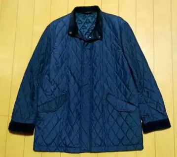 무인양품 퀼팅 지퍼 자켓 네이비 남성용 XL