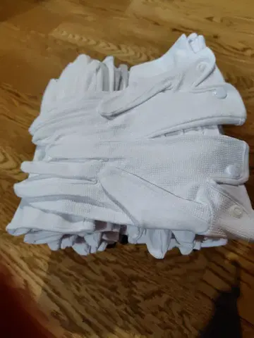 미끄럼 방지 흰 장갑 택시용 장갑 30켤레