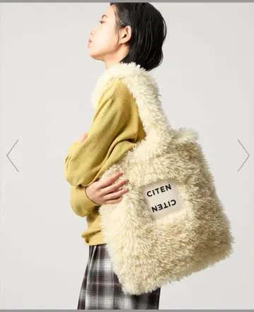 CITEN 모코모코 토트백 크림
