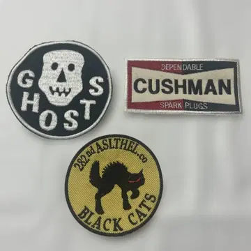 미사용 새상품 쿠시맨 와펜 3장 세트