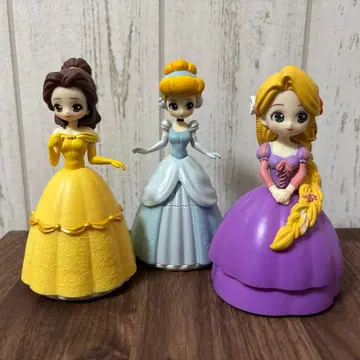 [ 판매종료 ] 가챠가챠 캡슐 캐릭터 히로인 인형 디즈니 프린세스 3종