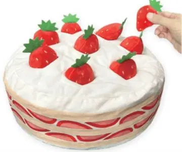 딸기 홀케이크 봉제 인형 ~생크림~