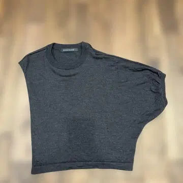 mizuiro ind 비대칭 니트 브라운