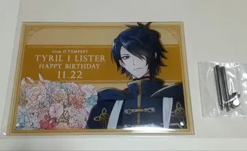 티렐 벌스데이 아크릴 플레이트 템페스트 마녀 2024년판 아크릴 스탠드